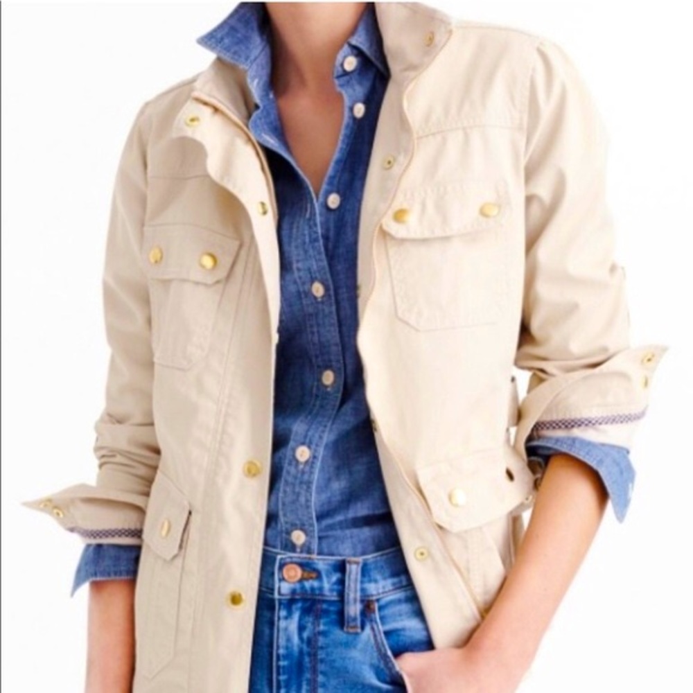 J. Crew Downtown Field Canvas Jacket